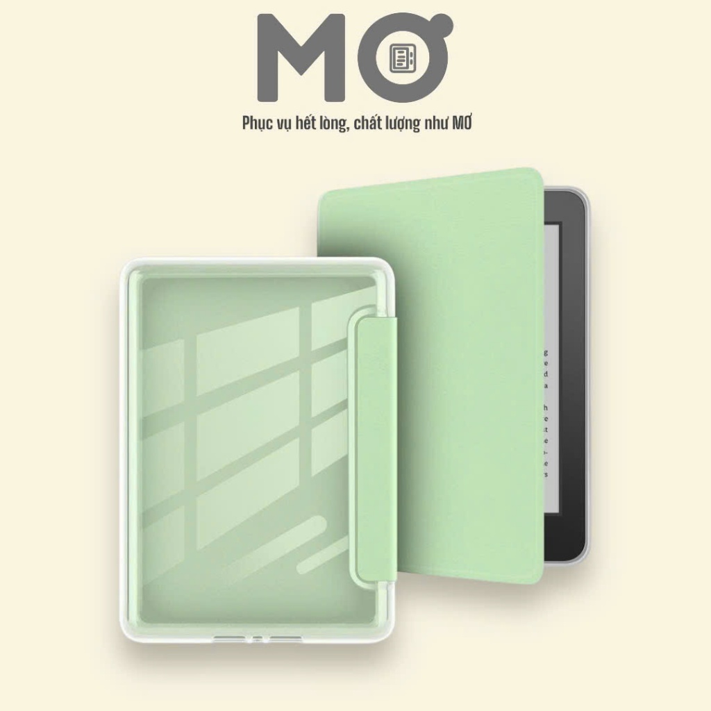 Bao da ốp lưng trong suốt màu Pastel dành cho Máy đọc sách Kindle Paperwhite 3-4-5-6 | Basic 2022/2024 | BigBuy360 - bigbuy360.vn