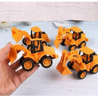 🚧 Bộ 4 Xe Đồ Chơi Công Trình Chạy Đà Cho Bé – An Toàn, Bền Đẹp