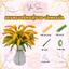 Set Nguyên Liệu Làm Hoa Kẽm Nhung Quýt, Mai, Đào, Lúa Trang Trí Decor DIY YENSTORE
