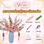 Set Nguyên Liệu Làm Hoa Kẽm Nhung Quýt, Mai, Đào, Lúa Trang Trí Decor DIY YENSTORE