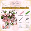 Set Nguyên Liệu Làm Hoa Kẽm Nhung Quýt, Mai, Đào, Lúa Trang Trí Decor DIY YENSTORE