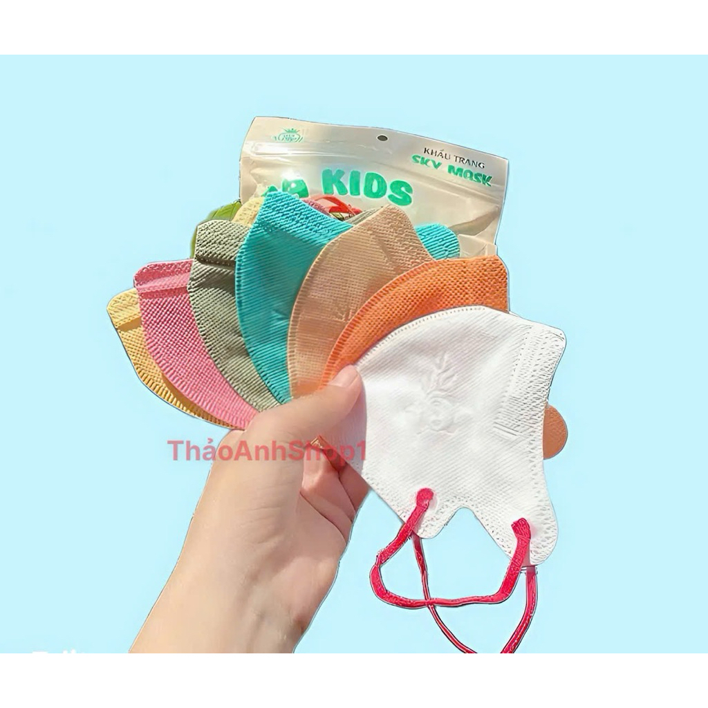 Combo 100 Chiếc Khẩu Trang Y Tế Cho Bé  9A Kid Sky Mask  4 Lớp Kháng Khuẩn ,Chống Bụi  ,Chống Tia Uv