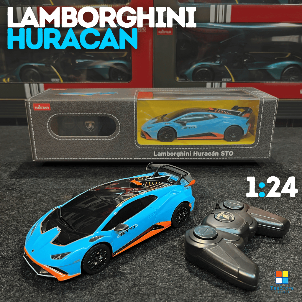 [Chính hãng] Xe điều khiển từ xa Lamborghini Huracan tỉ lệ 1:24 Rastar - Xe đua RC có bản quyền.