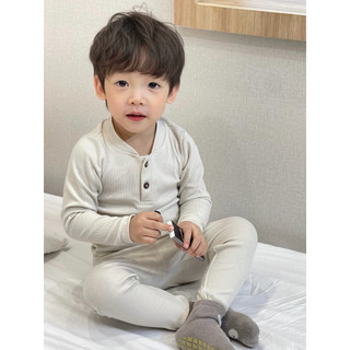 Bộ thu đông cho bé trai bé gái Batala Kids, SET THUN TĂM CỔ BO VÊ 3 MÀU SIÊU CO DÃN CHO BÉ từ 10-25kg