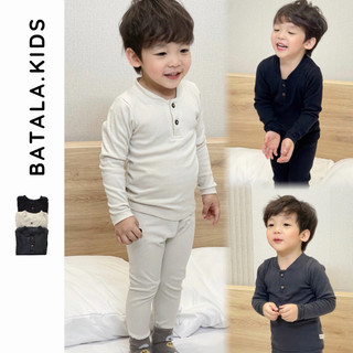 Bộ thu đông cho bé trai bé gái Batala Kids, SET THUN TĂM CỔ BO VÊ 3 MÀU SIÊU CO DÃN CHO BÉ từ 10-25kg