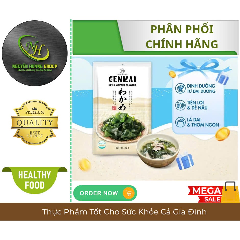 GENKAI - Rong Biển Nấu Canh 25g | Shopee Việt Nam
