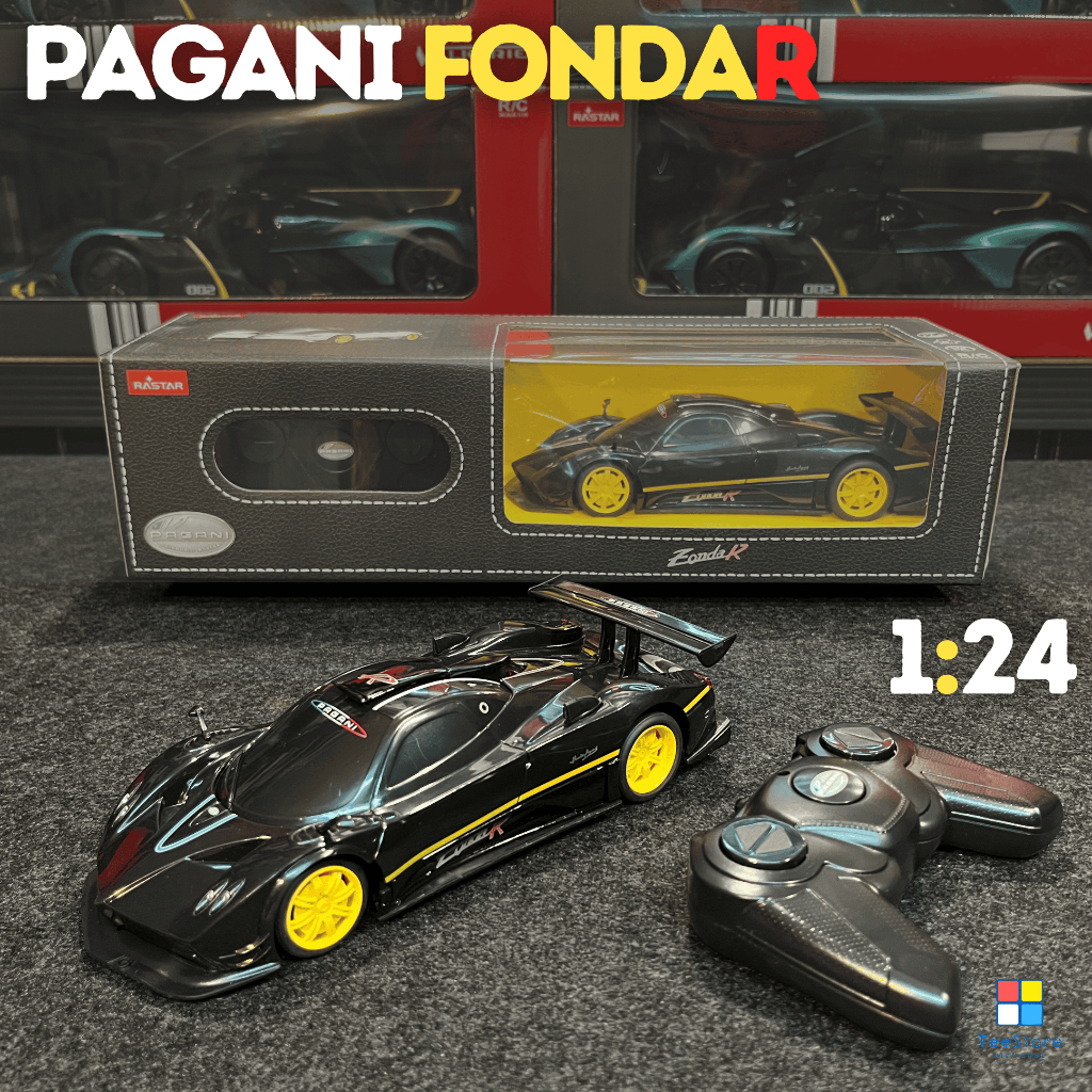 [Chính hãng] Rastar Xe điều khiển Pagani FondaR tỉ lệ 1:24 - Xe mô hình RC tốc độ có bản quyền.