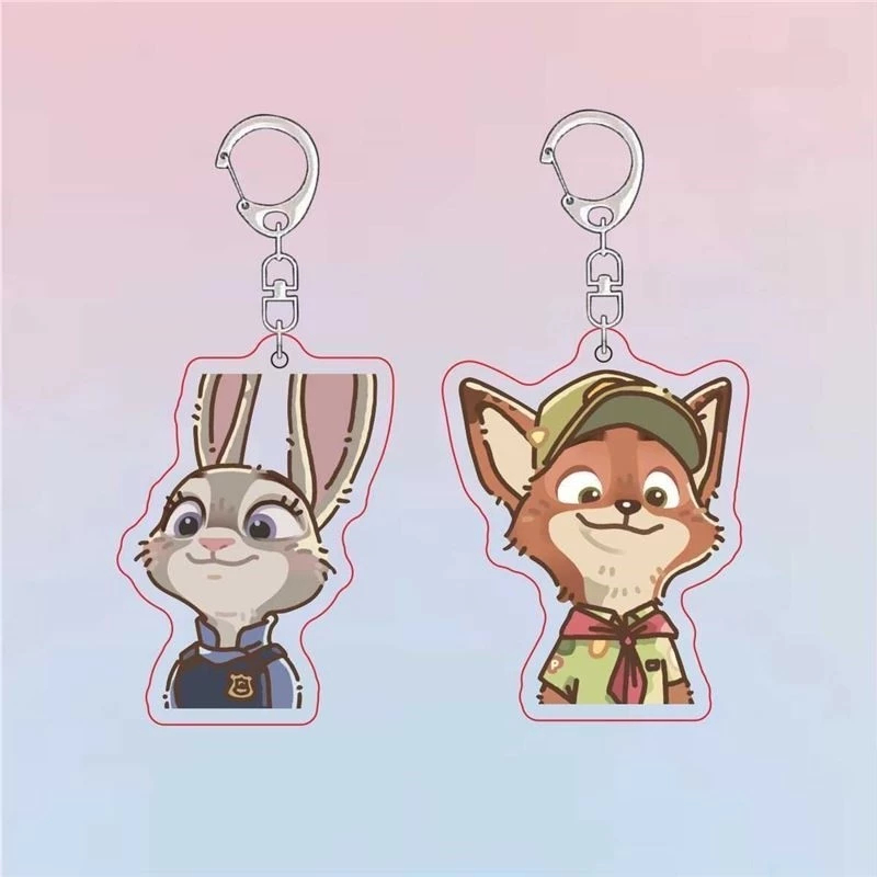 Móc Khoá Zootopia, Móc Khoá Nick Và Judy Phim Zootopia Disney Cho Couple Dùng Làm Quà Tặng Bạn Bè Người Yêu - SakuMai