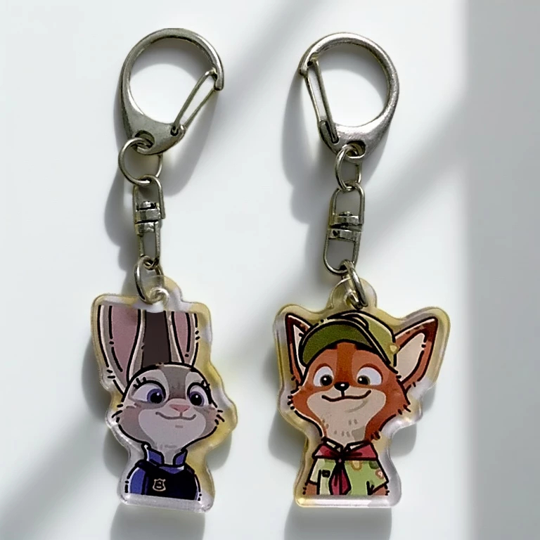 Móc Khoá Zootopia, Móc Khoá Nick Và Judy Phim Zootopia Disney Cho Couple Dùng Làm Quà Tặng Bạn Bè Người Yêu - SakuMai