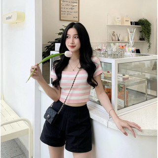 QUẦN SHORT CẠP CAO SHOW OFF SHORTS TI NGOAN