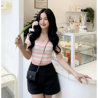 QUẦN SHORT CẠP CAO SHOW OFF SHORTS TI NGOAN
