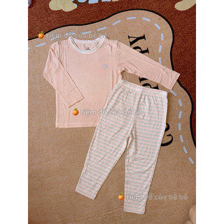 [BUbaby_6m-4y] Bộ dài tay cho bé trai và bé gái cao cấp chất liệu mềm mại, an toàn cho da bé