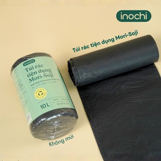 Túi rác Mori-Soji Inochi chất liệu tái sinh chống thấm hiệu quả, dẻo dai co giãn tốt, an tâm sử dụng