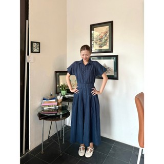 Đầm OLV kiểu sơ mi chiết eo Stevie nhiều màu phù hợp mọi dịp