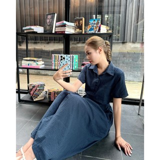 Đầm OLV kiểu sơ mi chiết eo Stevie nhiều màu phù hợp mọi dịp