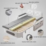 Giường sofa gấp gọn thành ghế đa năng bọc vải nano cao cấp,sofa giường thông minh gấp gọn thành ghế có hộc đồ — ảnh 8