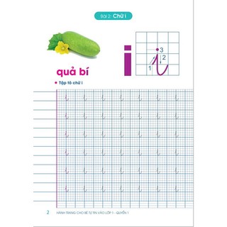 Sách - Bộ 3 cuốn Tập Tô Tập Viết Chữ, Số và Học Toán - Hành Trang Cho Bé Tự Tin Vào Lớp 1 - Ndbooks