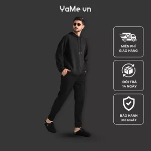 Áo Khoác Hoodie Nam Vải Scuba CloudTouch™ Xốp Nhẹ Chạm Êm Da The Minimalist 025 Dáng Vừa Vặn F3 24669 |YaMe|