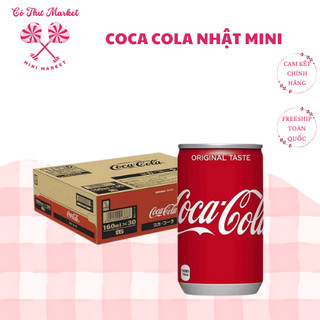 [ THÙNG 30 LON] Hỏa Tốc Coca-Cola Zero Sugar Mini nội địa Nhật x 160mL - CÔ THƯ MARKET