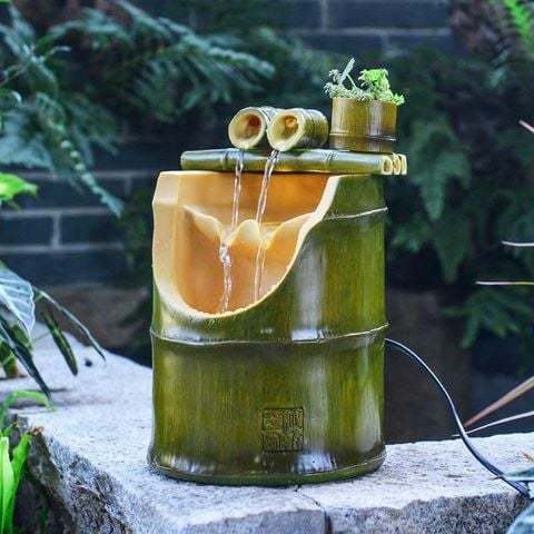 THÁC NƯỚC PHONG THỦY MỘC THỦY TRÚC – VƯỢNG KHÍ SINH TÀI, THANH TỊNH AN GIA