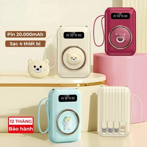 20000mah mini sạc nhanh sạc pin dung lượng lớn sạc pin nhiều điện thoại Tiện lợi và nhỏ gọn