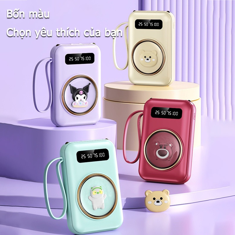 20000mah mini sạc nhanh sạc pin dung lượng lớn sạc pin nhiều điện thoại Tiện lợi và nhỏ gọn