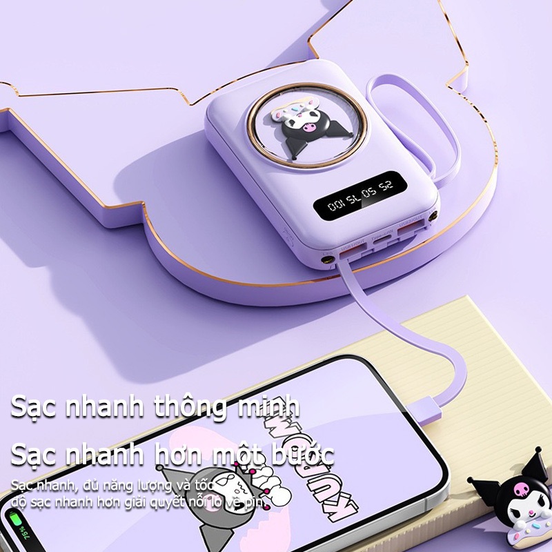 20000mah mini sạc nhanh sạc pin dung lượng lớn sạc pin nhiều điện thoại Tiện lợi và nhỏ gọn