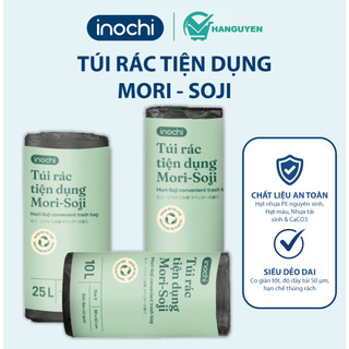 Túi rác Mori-Soji Inochi chất liệu tái sinh chống thấm hiệu quả, dẻo dai co giãn tốt, an tâm sử dụng