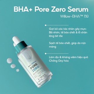 Tinh Chất Hỗ Trợ Giảm Mụn & Kiểm Soát Bã Nhờn BETHESKIN BHA + Pore Zero Serum 15ml