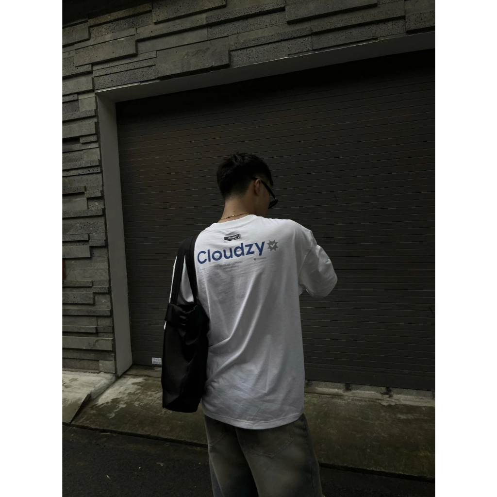 [Peinn] Áo phông nữ nam unisex tay lỡ thun form rộng local brand teen cổ tròn oversize CLOUDZY POPULAR
