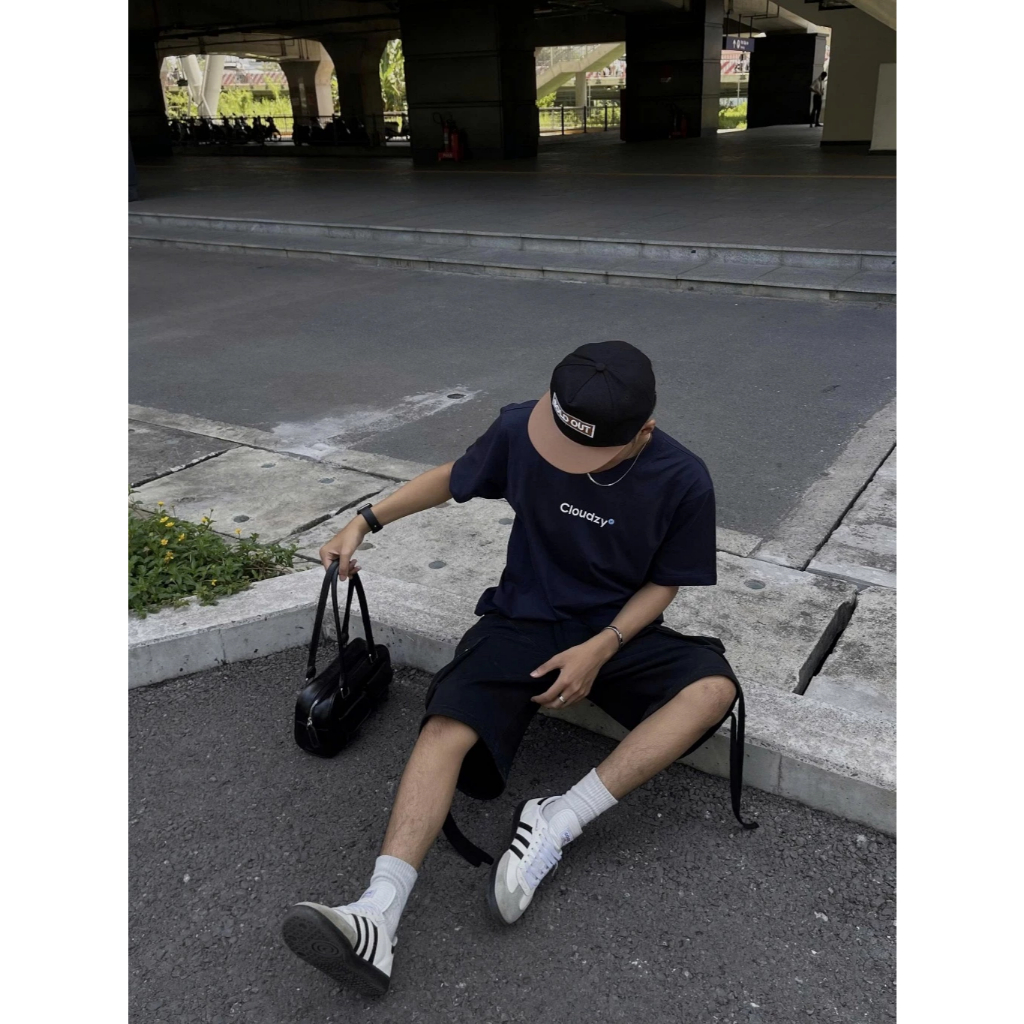 [Peinn] Áo phông nữ nam unisex tay lỡ thun form rộng local brand teen cổ tròn oversize CLOUDZY POPULAR