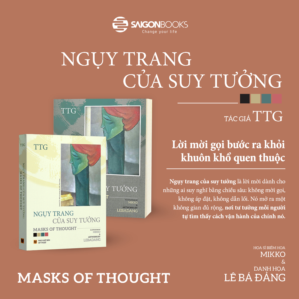 Sách - Ngụy Trang Của Suy Tưởng - Masks Of Thought