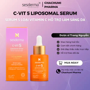 Serum 5 Loại Vitamin C Sesderma C-VIT 5 Liposomal Serum 30ml - Làm Sáng & Chống Oxy Hóa