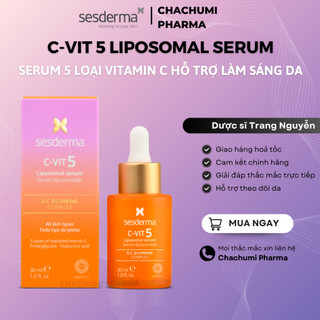 Serum 5 Loại Vitamin C Sesderma C-VIT 5 Liposomal Serum 30ml - Làm Sáng & Chống Oxy Hóa