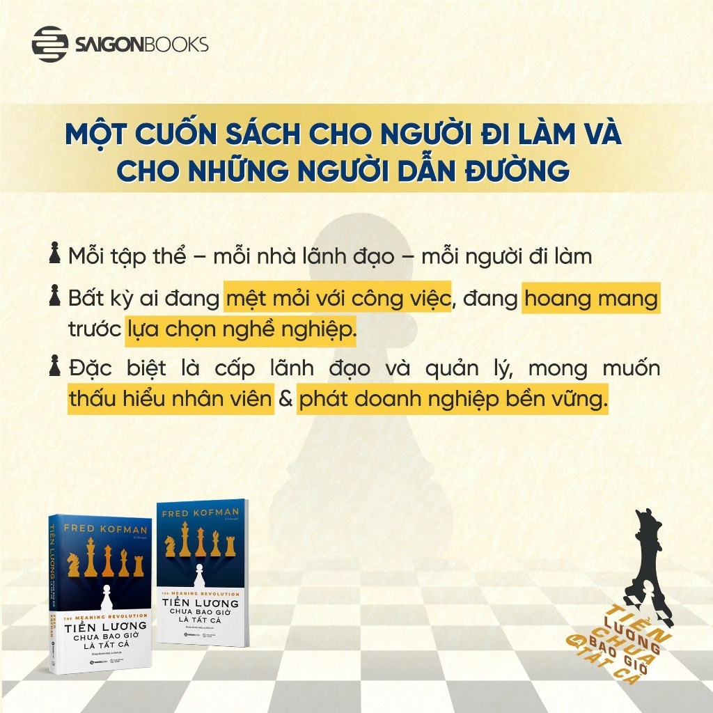 Sách - Tiền Lương Chưa Bao Giờ Là Tất Cả - Fred Kofman