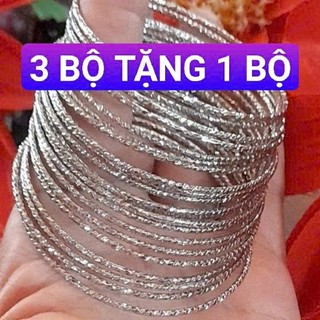 Combo 2 bộ tặng 1 bộ - 21 chiếc ximen inox Không Khóa bao không đen gỉ Trang sức Bé Heo
