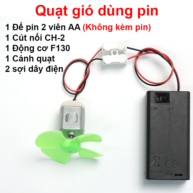 Bộ STEM cho học sinh, đèn Năng lượng mặt trời, quạt gió, bơm nước mini, pin