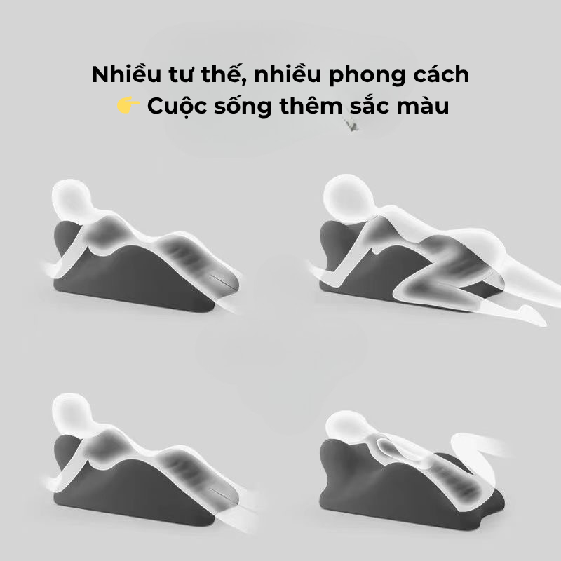 [GIAO HỎA TỐC 2H] Gối Tình Yêu Công Thái Học IV Grow Love – Massage Thư Giãn, Định Hình Chuẩn Tư Thế, Êm Ái