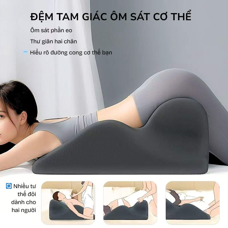 [GIAO HỎA TỐC 2H] Gối Tình Yêu Công Thái Học IV Grow Love – Massage Thư Giãn, Định Hình Chuẩn Tư Thế, Êm Ái