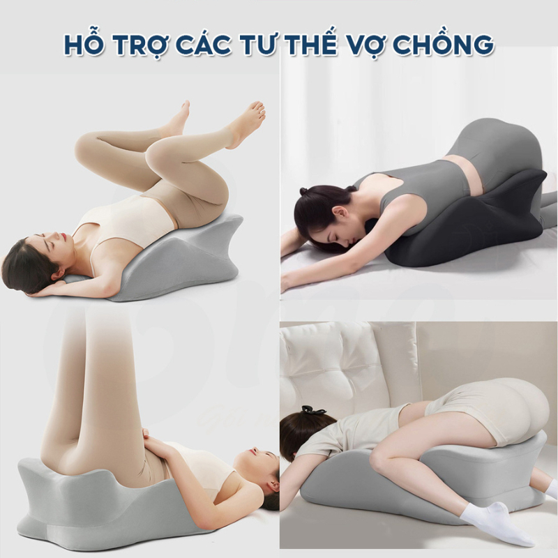 [GIAO HỎA TỐC 2H] Gối Tình Yêu Công Thái Học IV Grow Love – Massage Thư Giãn, Định Hình Chuẩn Tư Thế, Êm Ái