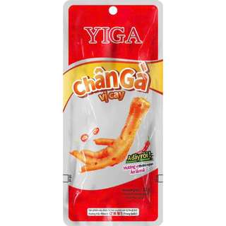 Set 5 gói Chân Gà Ăn Liền Yiga Các Vị, Chân Gà Cay Đậm Vị Thơm Ngon Snack Ăn Vặt 30g/32g/25g