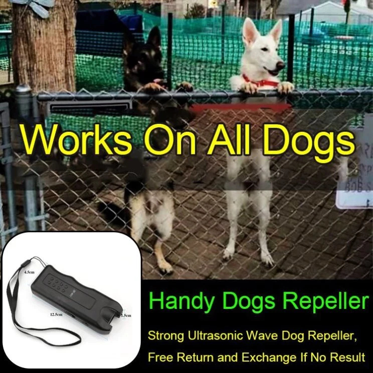 Electronic Dog Repeller Thiết bị chống sủa an toàn cho con người Máy đuổi chó siêu âm có đèn pin Led Dụng cụ huấn luyện