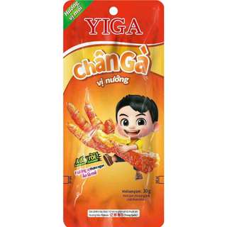 Set 5 gói Chân Gà Ăn Liền Yiga Các Vị, Chân Gà Cay Đậm Vị Thơm Ngon Snack Ăn Vặt 30g/32g/25g