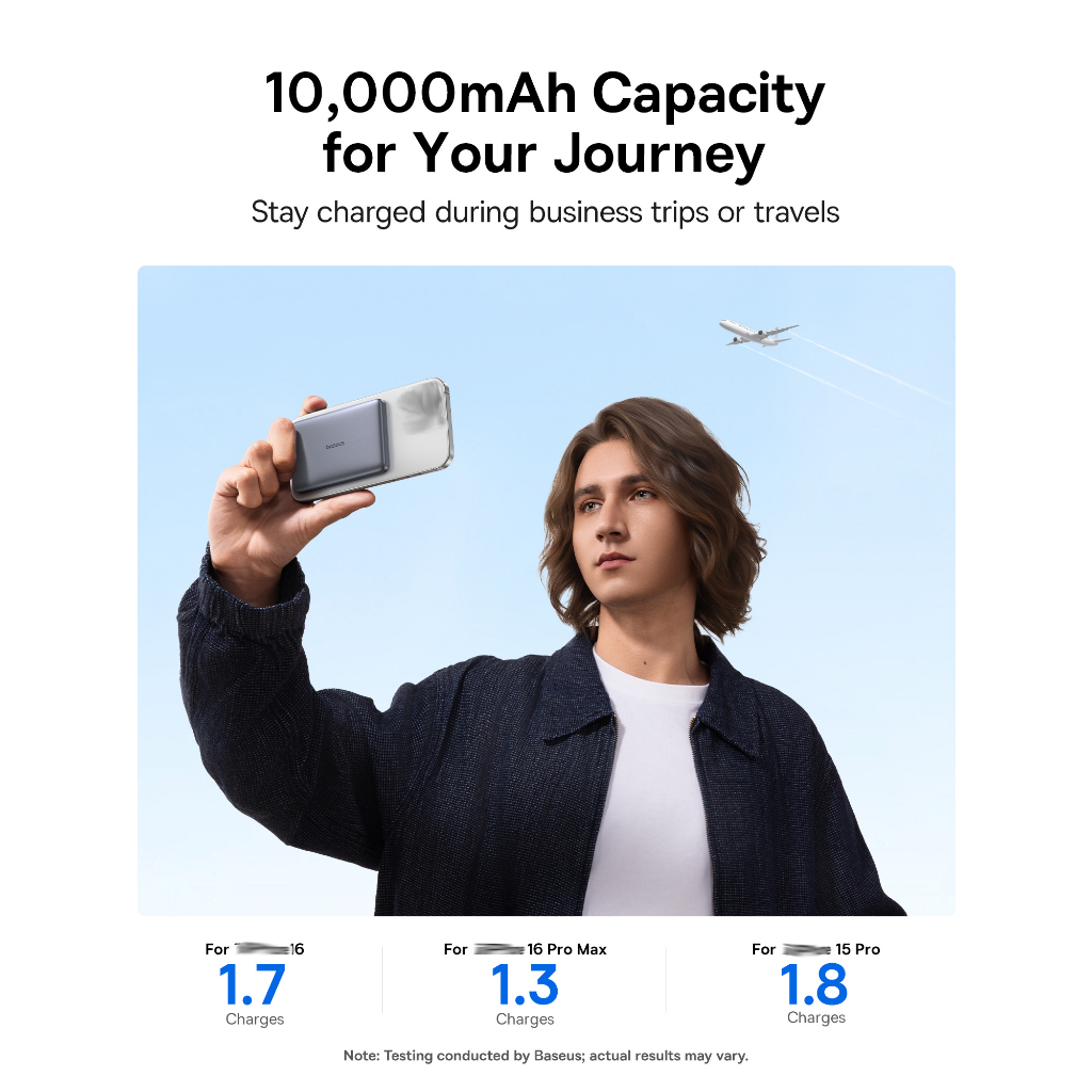 [Sạc Dự Phòng Siêu Mỏng Như Thẻ] Baseus PicoGo AM41 Titan Ultra-Slim Magnetic PowerBank 10000mAh 27W