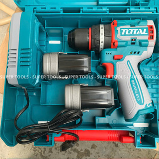 TOTAL Máy khoan búa dùng pin 16V 66N.m TIDLI166062
