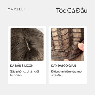 Tóc Giả Nguyên Đầu Dệt Kim CAPELLI Xoăn Lơi Mái Bay Alina Wig
