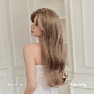Tóc Giả Nguyên Đầu Dệt Kim CAPELLI Xoăn Lơi Mái Bay Alina Wig