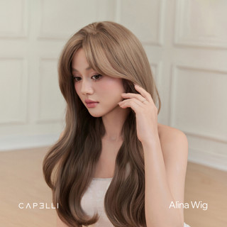 Tóc Giả Nguyên Đầu Dệt Kim CAPELLI Xoăn Lơi Mái Bay Alina Wig