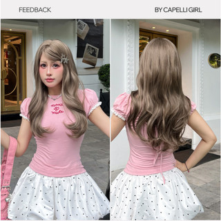 Tóc Giả Nguyên Đầu Dệt Kim CAPELLI Xoăn Lơi Mái Bay Alina Wig
