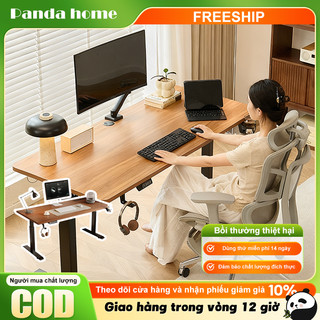 Bàn làm việc chỉnh chiều cao Đa Năng Cho Văn Phòng Học Tập Và Gaming 2 trong 1 Gỗ Nâng Hạ Điện